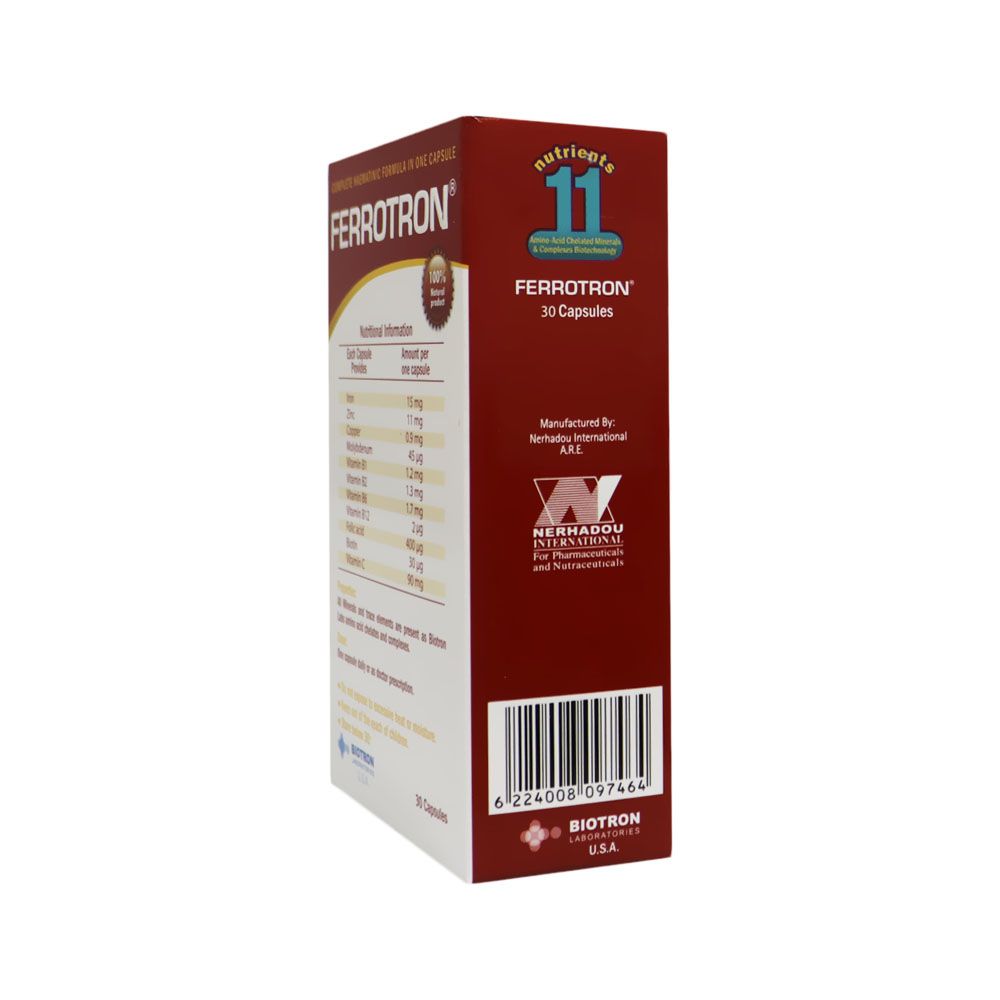 Ferrotron Capsules 30's - Easy Pharmacy LLC