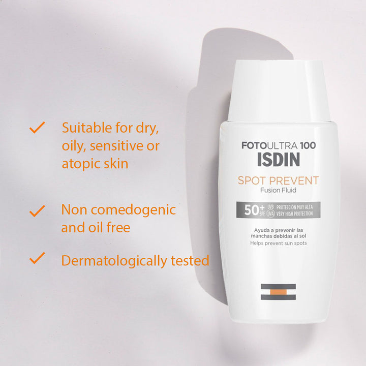 Isdin FotoUltra 100 Spot Prevent SPF50+ Fluid 50 mL - Easy Pharmacy LLC