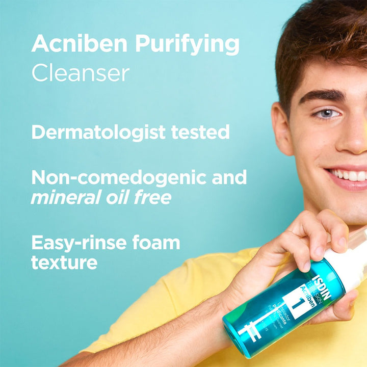 Isdin Teen Skin Acniben Purifying Cleanser Foam 150 mL - Easy Pharmacy LLC