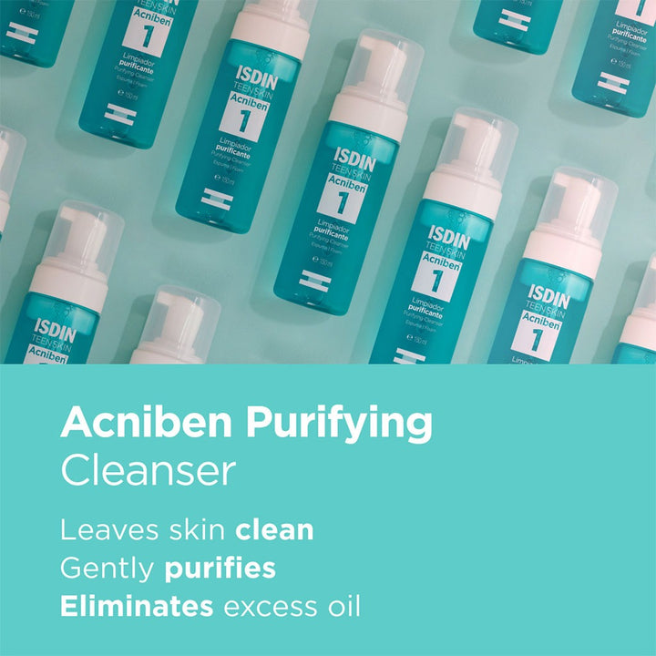 Isdin Teen Skin Acniben Purifying Cleanser Foam 150 mL - Easy Pharmacy LLC