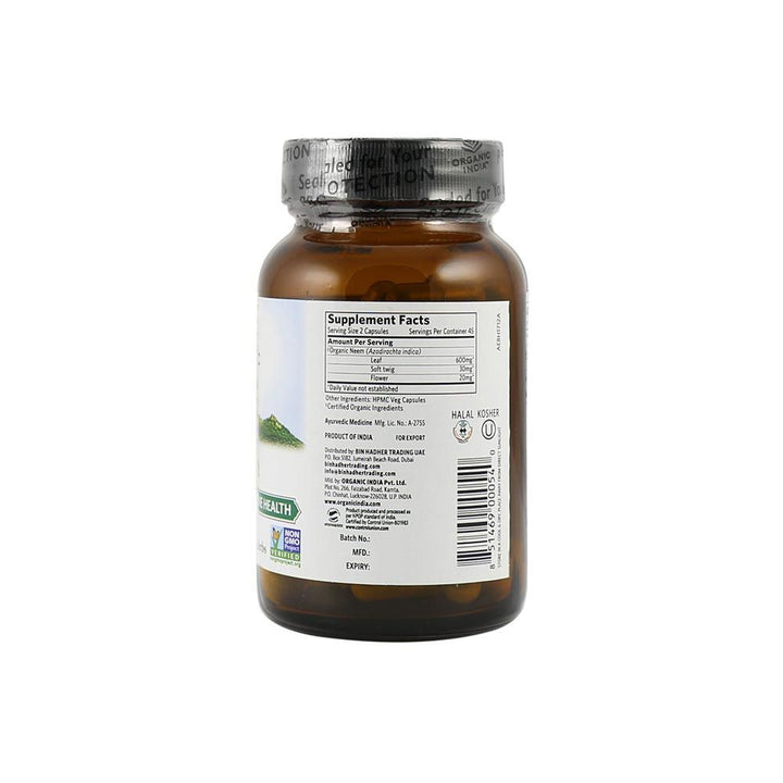 Organic India Neem Veg Capsules 90's - Easy Pharmacy LLC