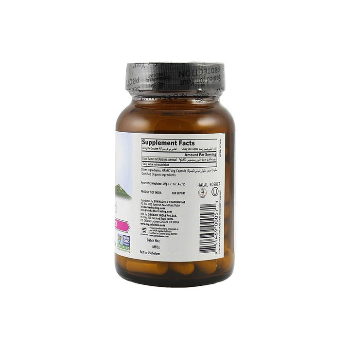 Organic India Shatavari Veg Capsules 90's - Easy Pharmacy LLC