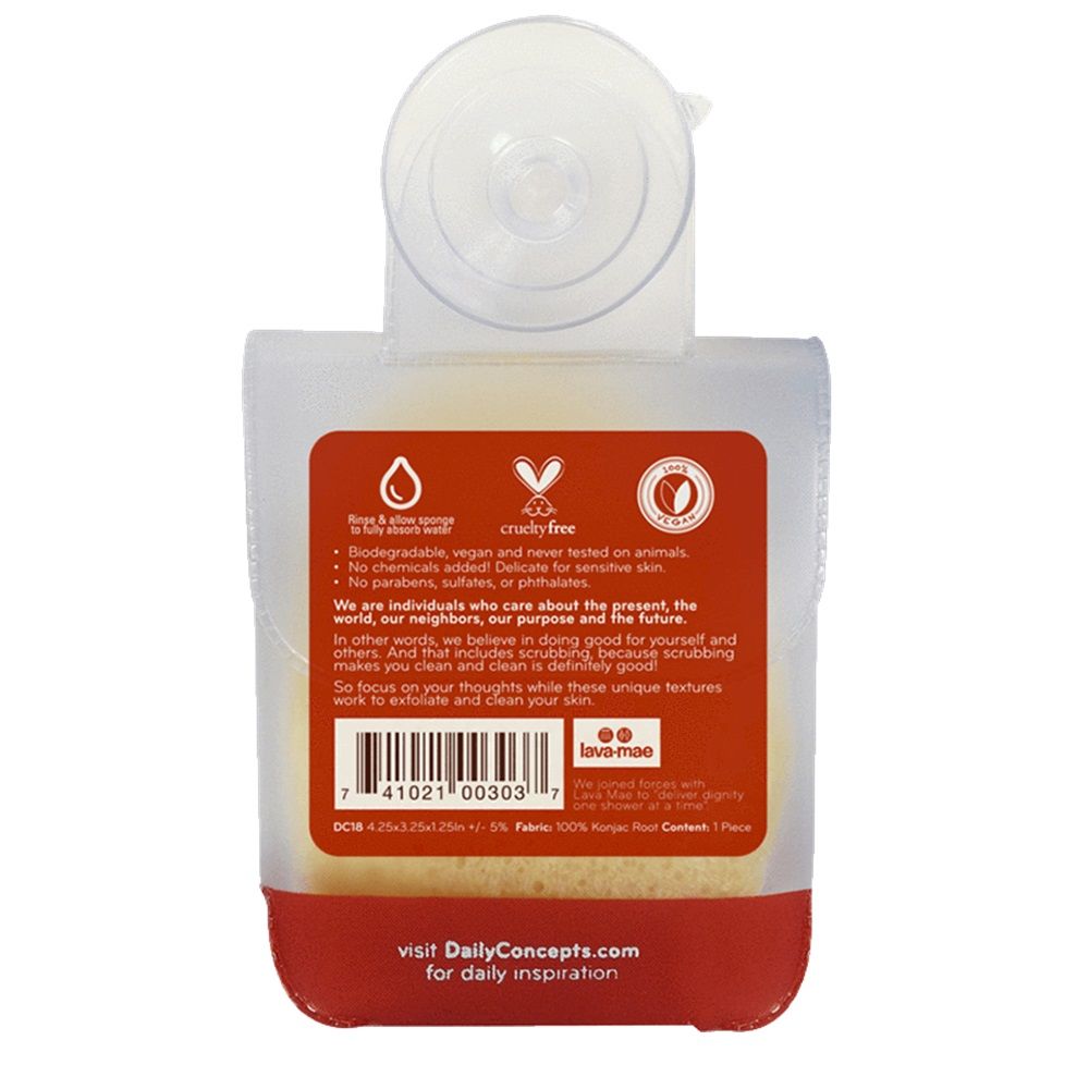 Daily Concepts Your Konjac Sponge Turmeric DC18 - Easy Pharmacy LLC