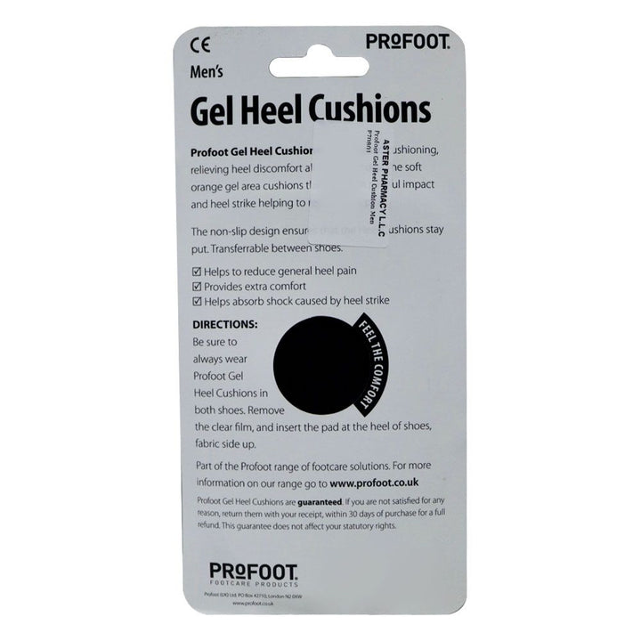 Profoot Gel Heel Cushions Men P70801 - Easy Pharmacy LLC