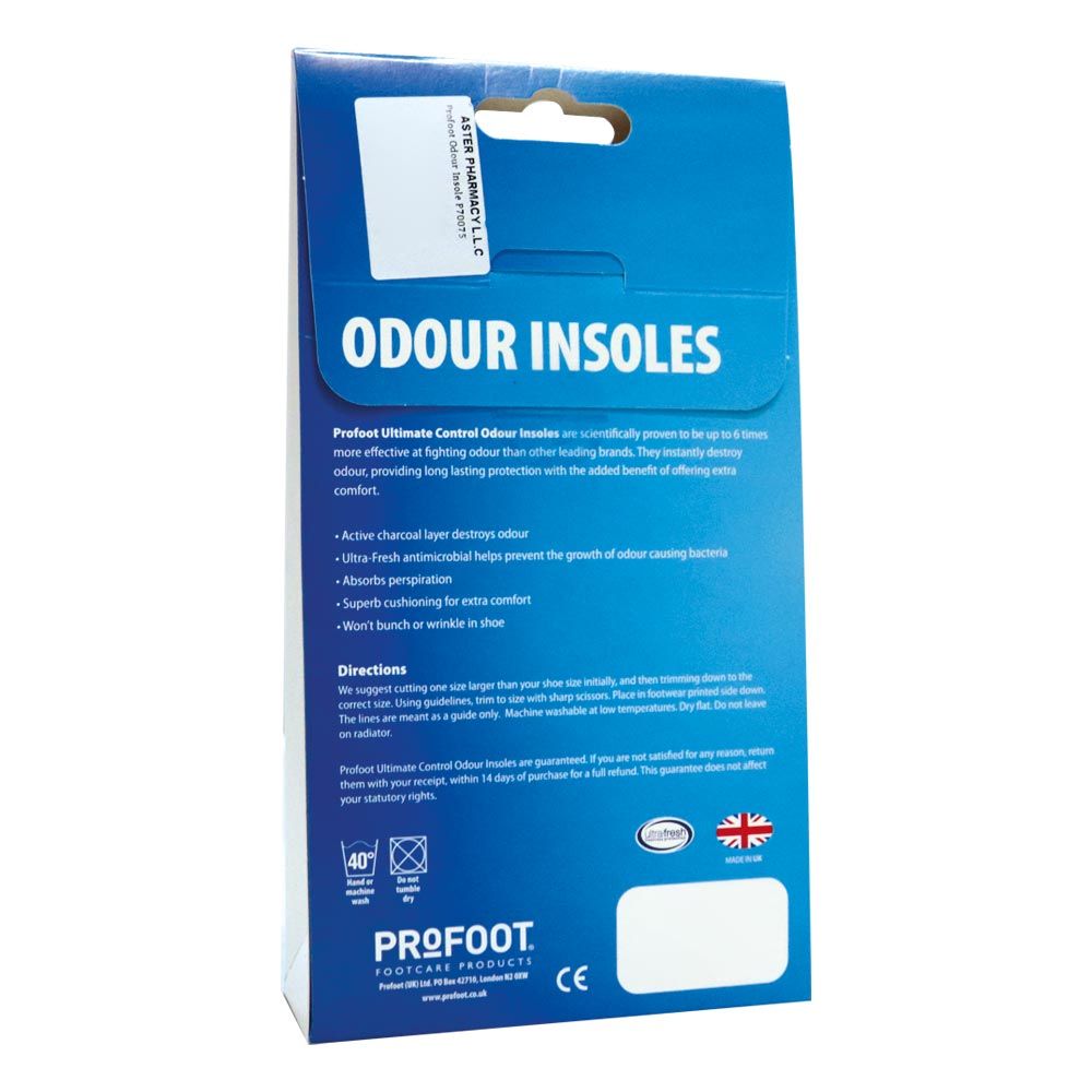 Profoot Odour Insoles P70075 - Easy Pharmacy LLC