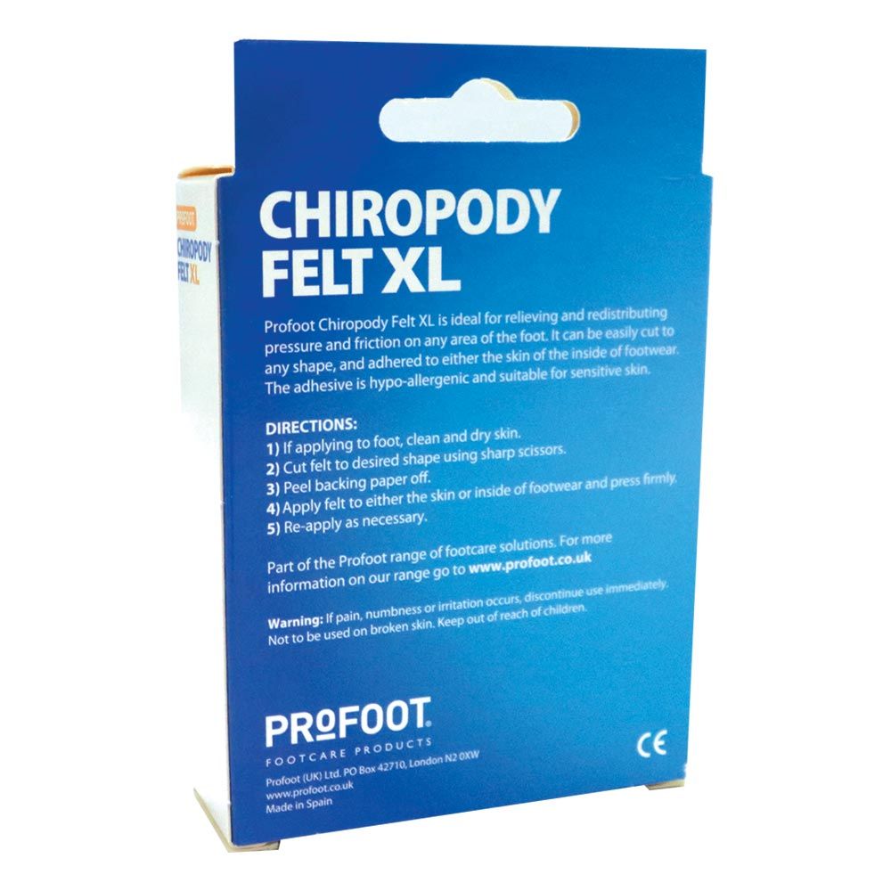 Profoot Chiropody Felt Extra Large P70021 - Easy Pharmacy LLC