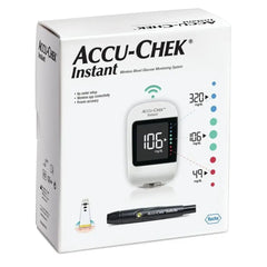 Accu-Chek Instant Blood Sugar Monitor For Diabetes Care With Wireless App Connectivity