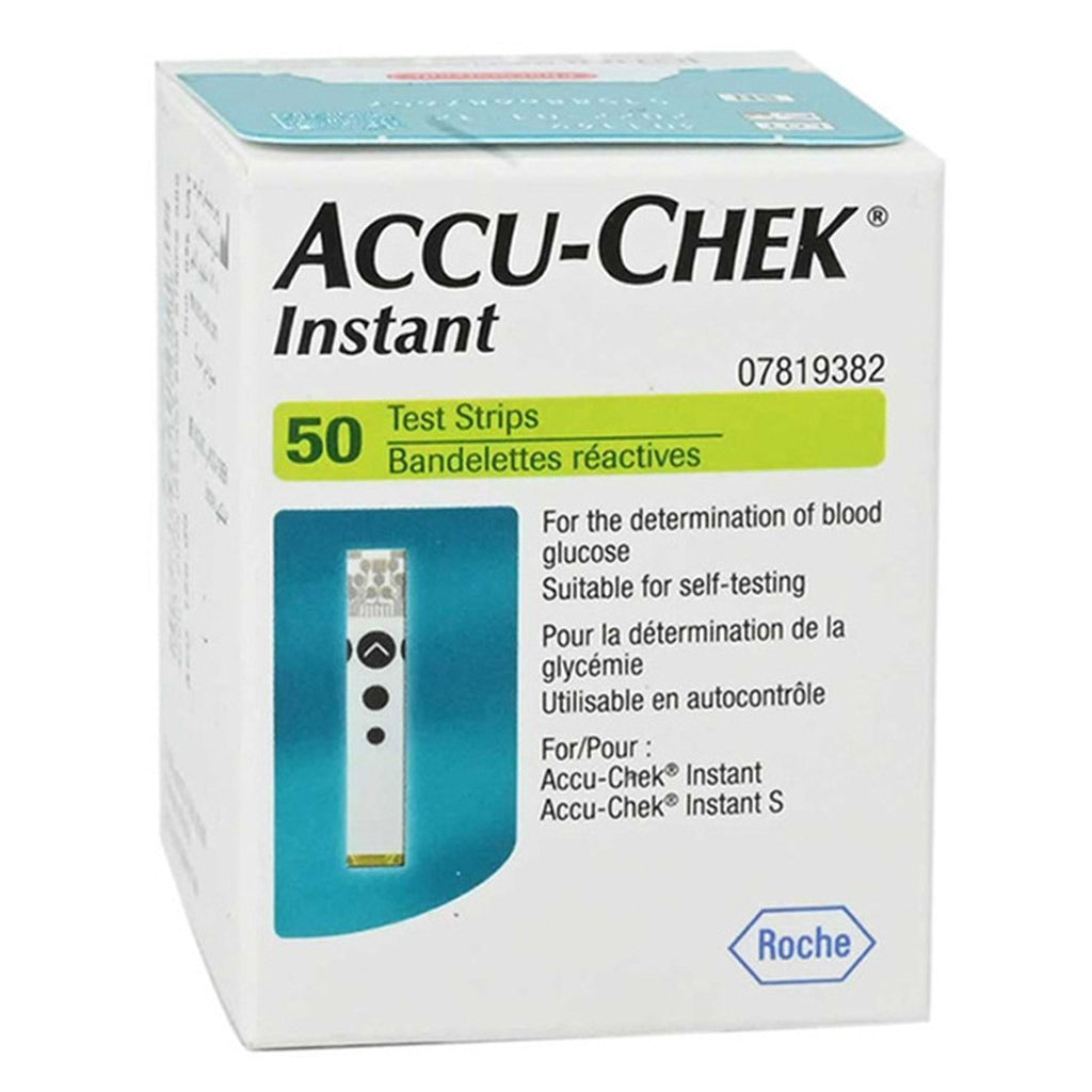 Accu-Chek Instant Strips For Diabetic Blood Glucose Testing Pack of 50's - Easy Pharmacy LLC