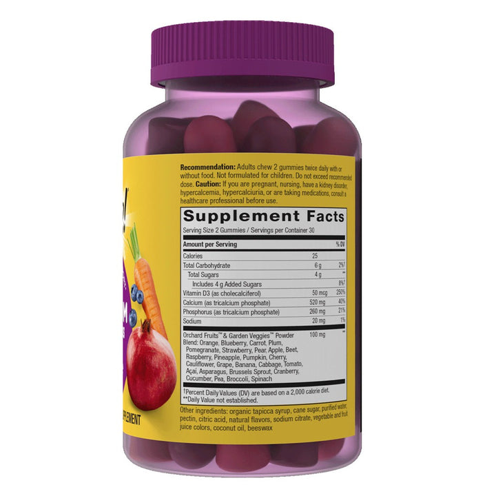 Alive Calcium + D3 Gummies 60's - Easy Pharmacy LLC