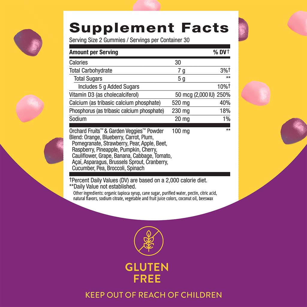 Alive Calcium + D3 Gummies 60's - Easy Pharmacy LLC