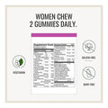Alive Women’s Multivitamin Gummies – Daily Wellness & Nutritional Support with Fruits & Veggies Blend, 60 Count