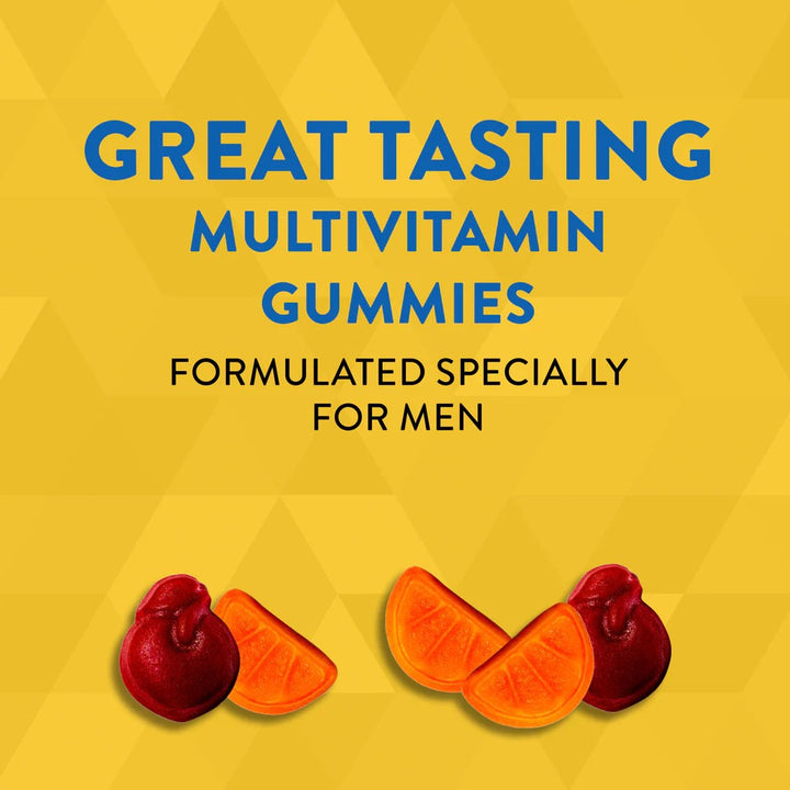 Alive Men's Multivitamin Gummies With Orchard Fruits & Garden Veggies, Pack of 60's - Easy Pharmacy LLC