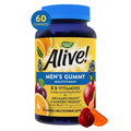 Alive Men’s Multivitamin Gummies – Daily Energy & Nutritional Support with Fruits & Veggies Blend, 60 Count