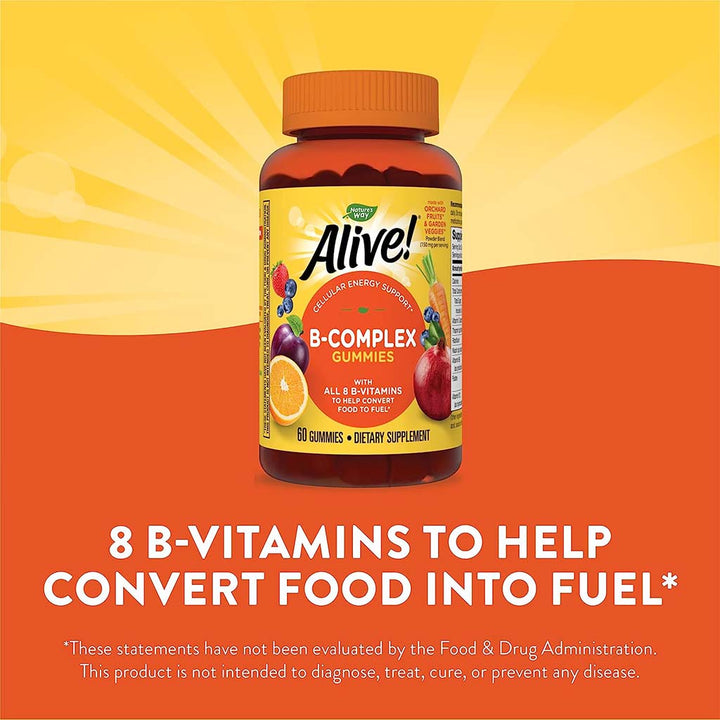 Alive B-Complex Gummies 60's - Easy Pharmacy LLC