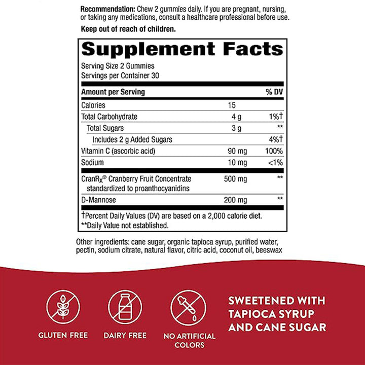 Alive CranRx Gummies 60's - Easy Pharmacy LLC