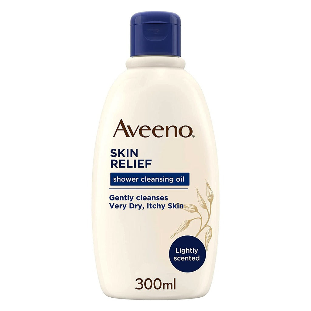 Aveeno Skin Relief Bath and Shower Cleansing Oil For Very dry, itchy skin 300 mL - Easy Pharmacy LLC