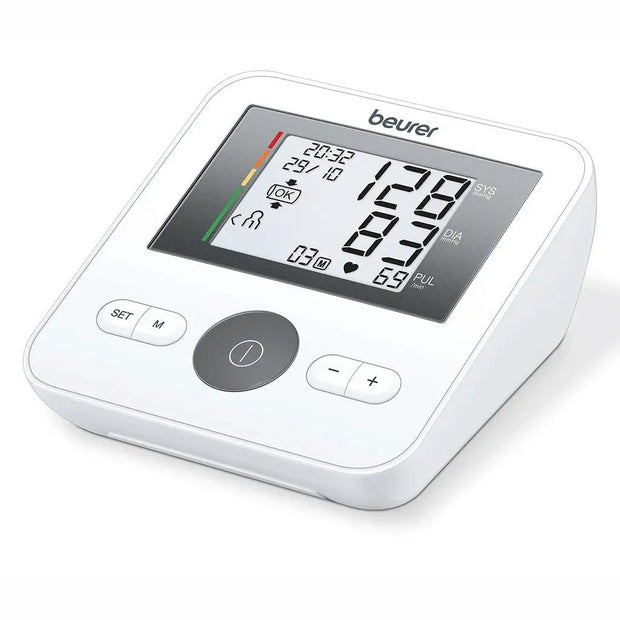 Beurer BM27 Upper Arm Blood Pressure Monitor With Universal Cuff 22–42 cm, Large Digital Display, One Button Operation