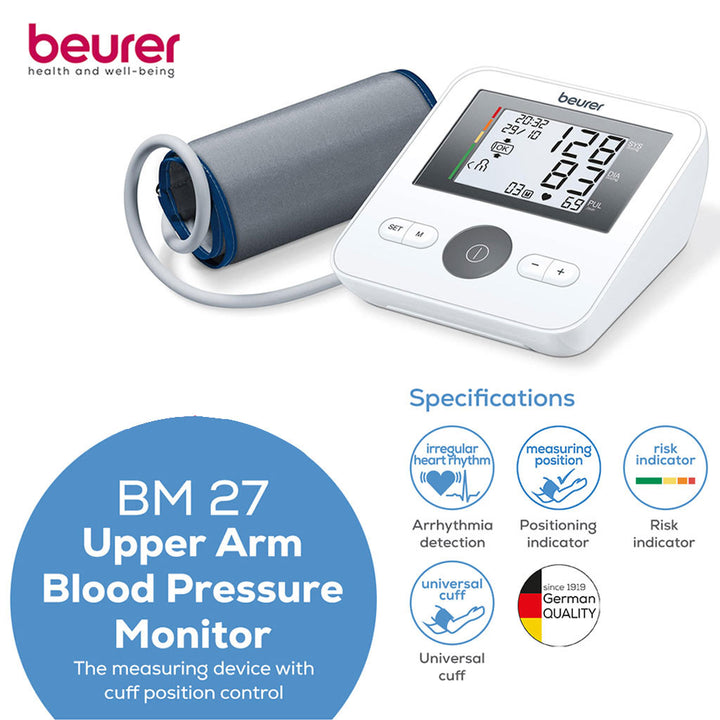 Beurer BM27 Blood Pressure Monitor - Easy Pharmacy LLC