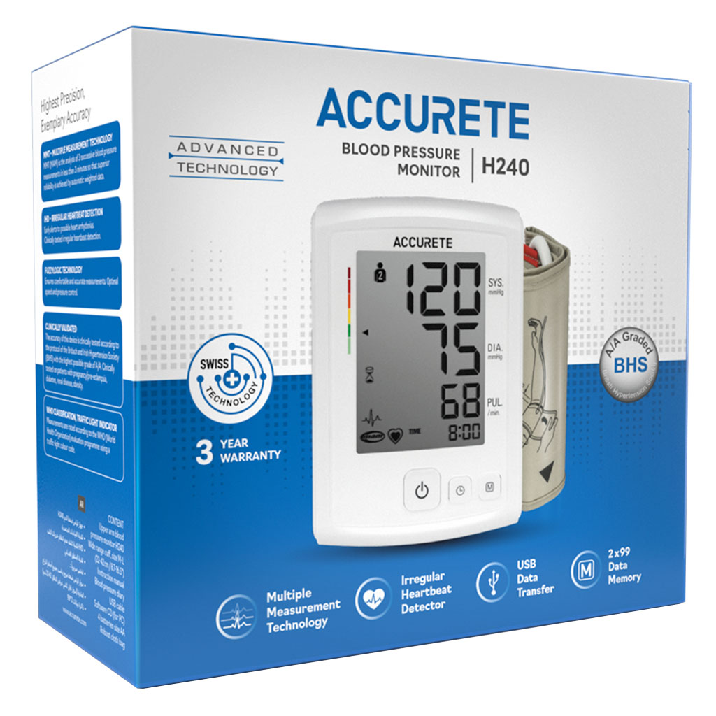 Accurete Blood Pressure Monitor H240 - Easy Pharmacy LLC