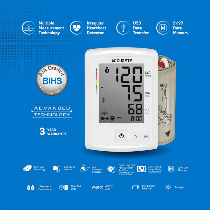 Accurete Blood Pressure Monitor H240 - Easy Pharmacy LLC