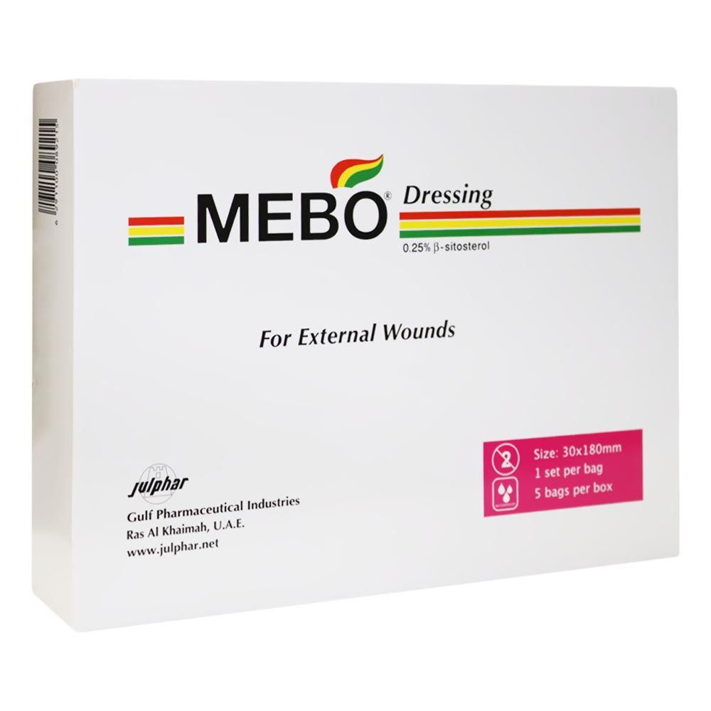 Mebo Wound Dressing 30 mm x 180 mm 5's - Easy Pharmacy LLC