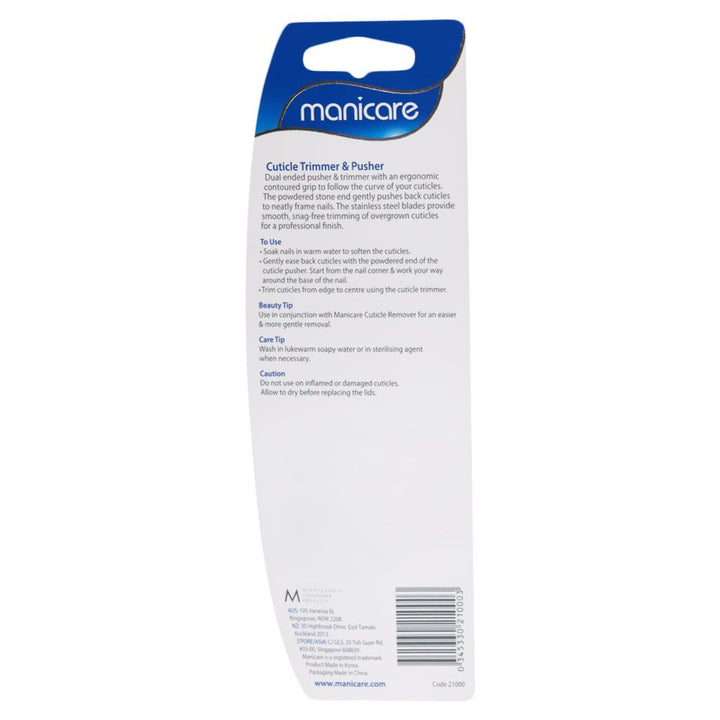Manicare Cuticle Trimmer & Pusher - Easy Pharmacy LLC