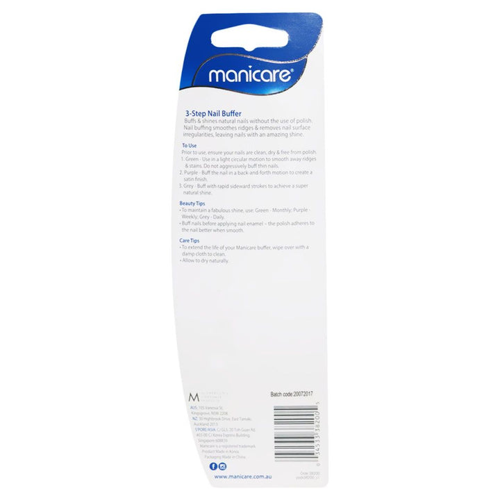 Manicare 3-Step Nail Buffer - Easy Pharmacy LLC