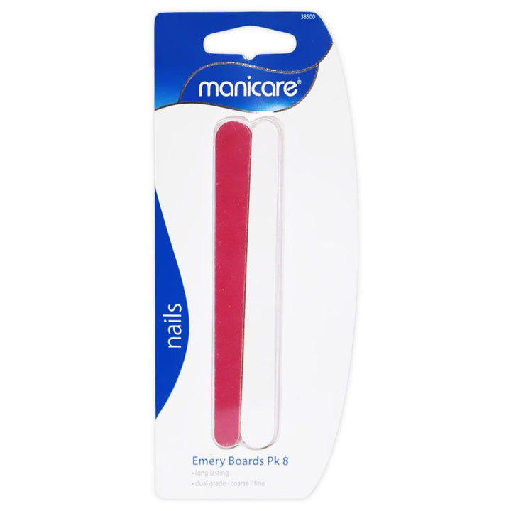 Manicare Emery Boards 8's - Easy Pharmacy LLC