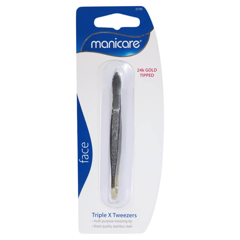 Manicare Triple X Tweezers - Easy Pharmacy LLC