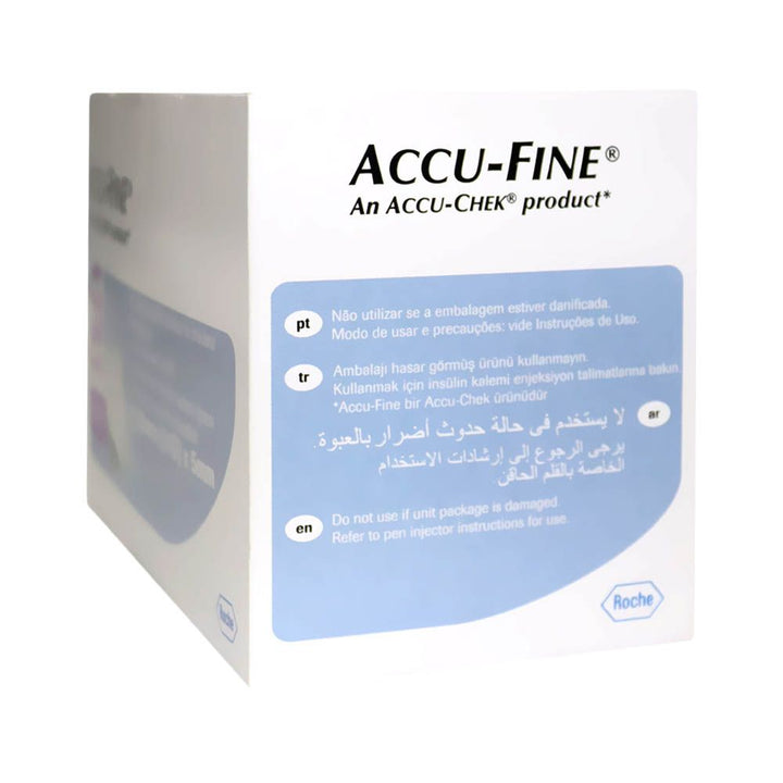 Accu-Fine Sterile Insulin Pen Needles For Diabetes & Painless Insulin Delivery 31 G x 5 mm, Pack of 100's - Easy Pharmacy LLC