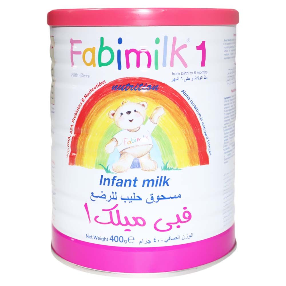 Fabimilk Stage 1 Baby Milk Formula For 0 To 6 Months 400g - Easy Pharmacy LLC