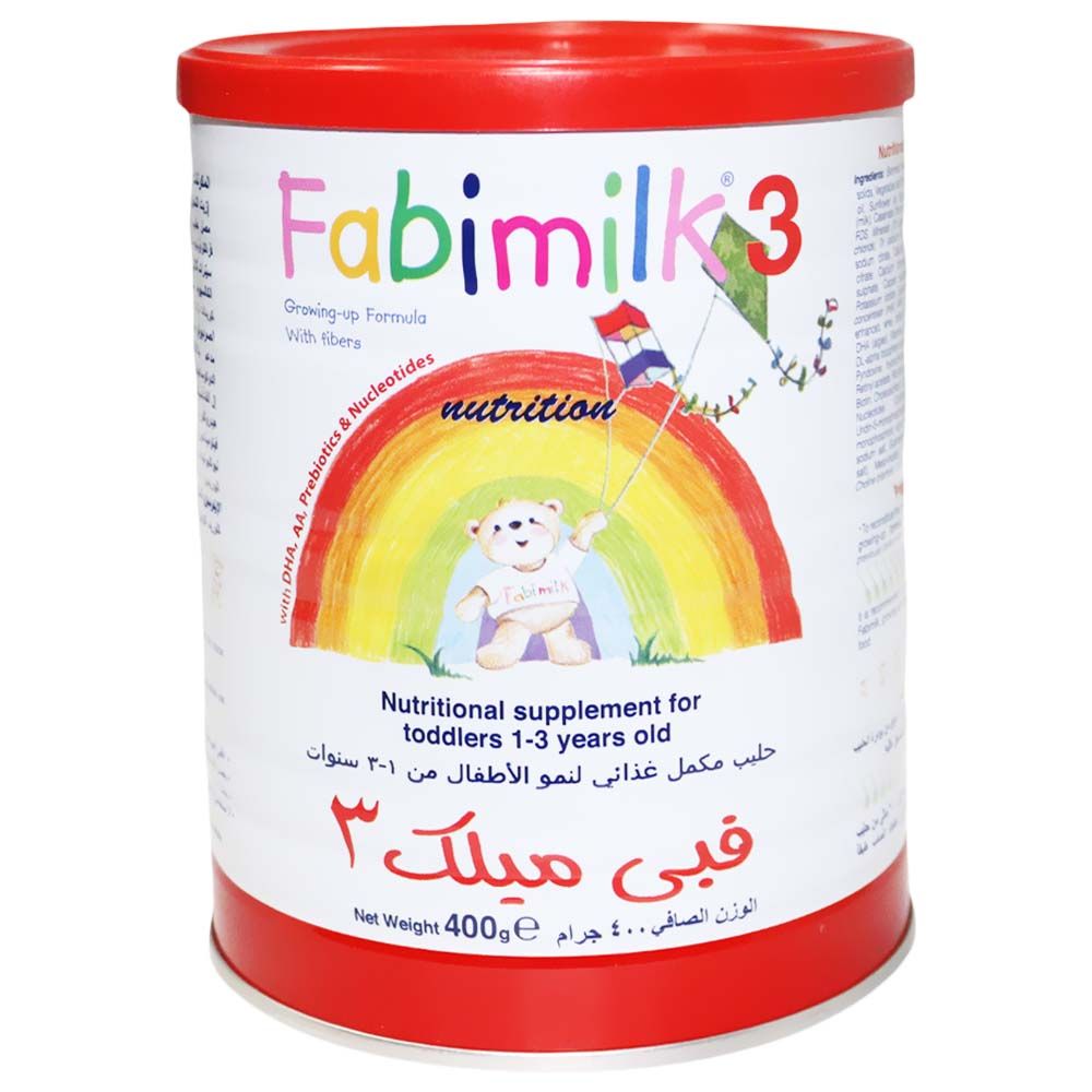 Fabimilk Stage 3 Toddlers Milk Formula For 1 To 3 Years 400g - Easy Pharmacy LLC