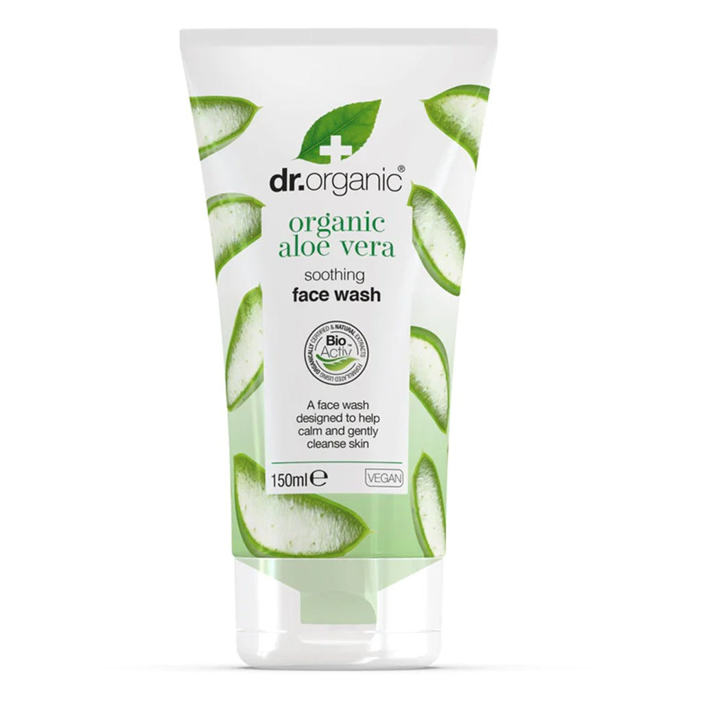 Dr.Organic Aloe Vera Creamy Face Wash 150 mL - Easy Pharmacy LLC