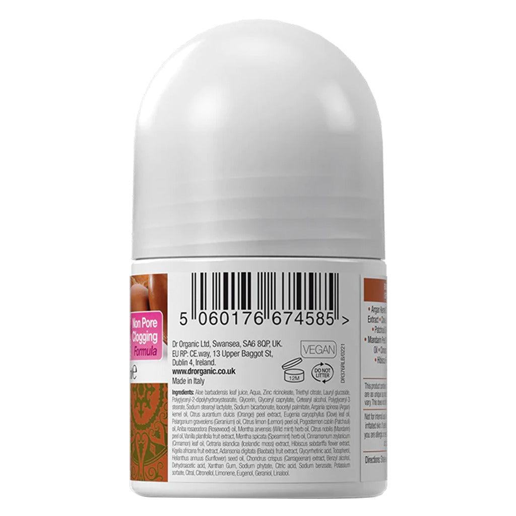 Dr.Organic Moroccan Argan Oil Deodorant 50 mL - Easy Pharmacy LLC