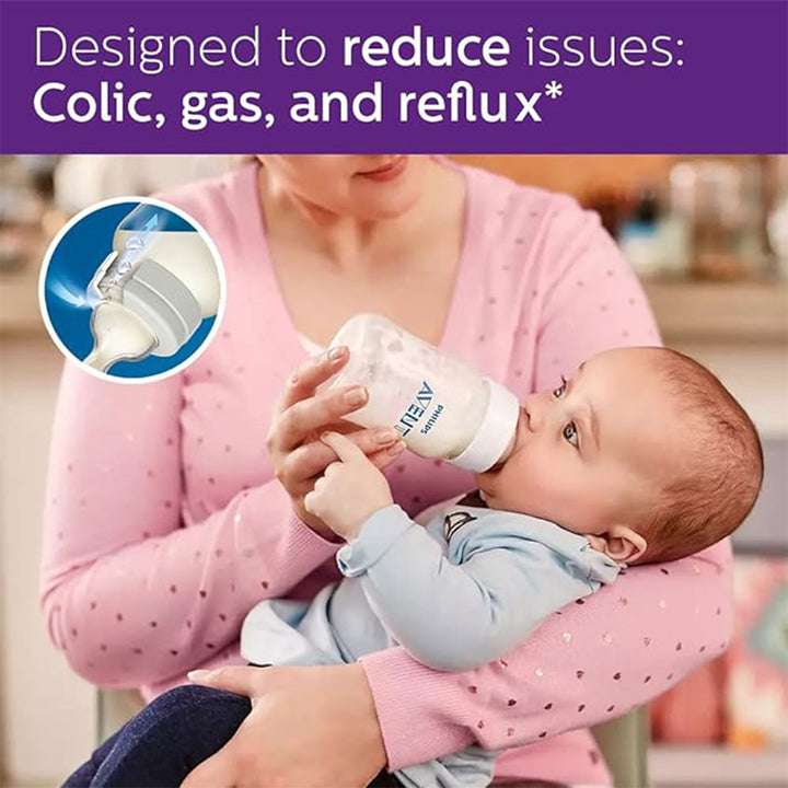 Philips Avent 260ml Anti-Colic Baby Feeding Bottle Without Air Free Vent - SCF813/61 - Easy Pharmacy LLC