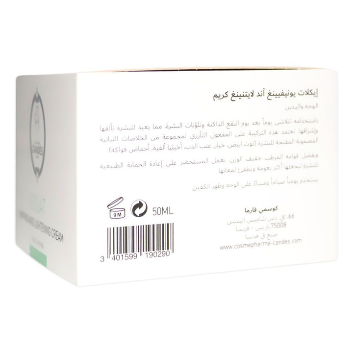 Candes Eclat Unifying & Lightening Face & Hand Cream 50 mL - Easy Pharmacy LLC