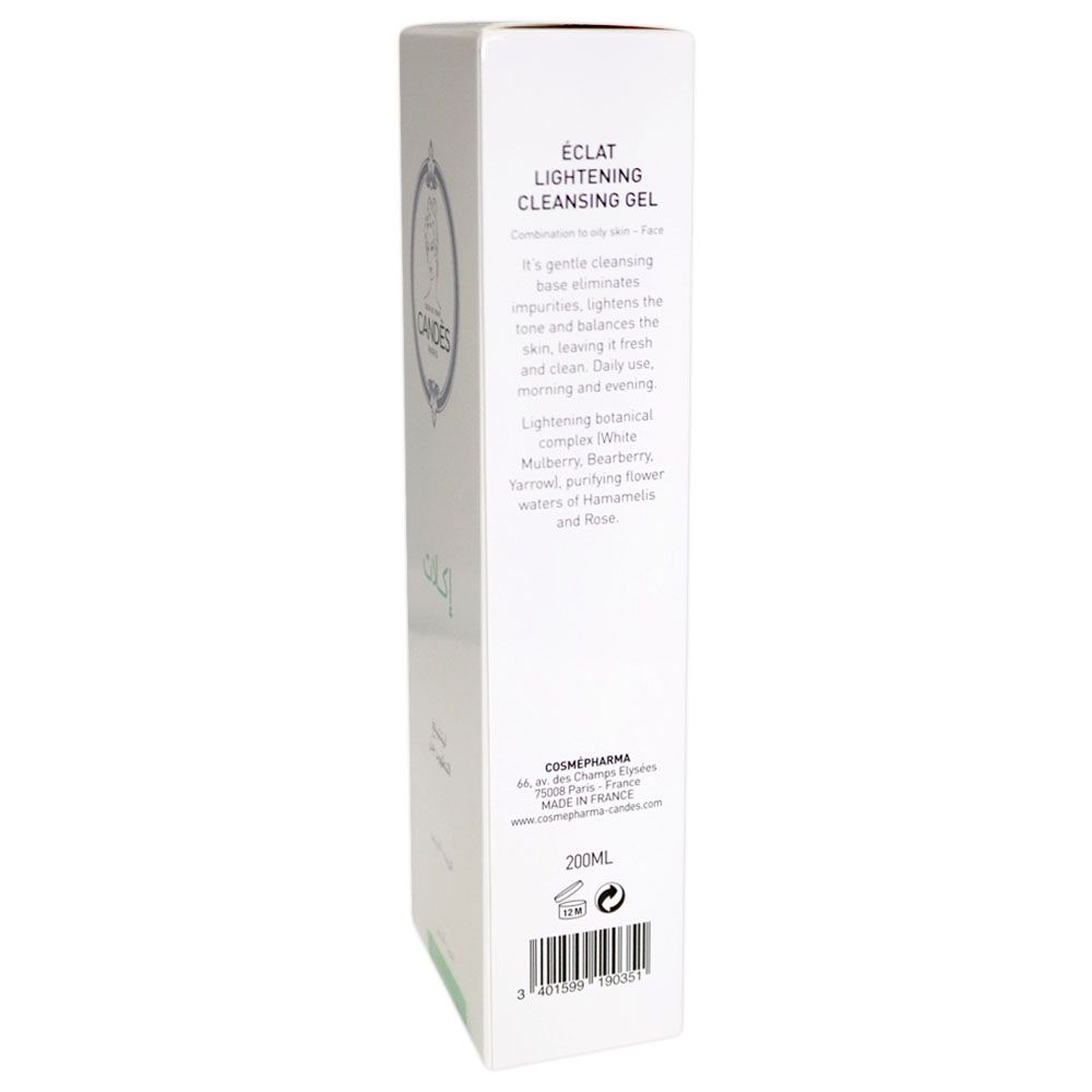 Candes Eclat Lightening Cleansing Gel 200 mL - Easy Pharmacy LLC