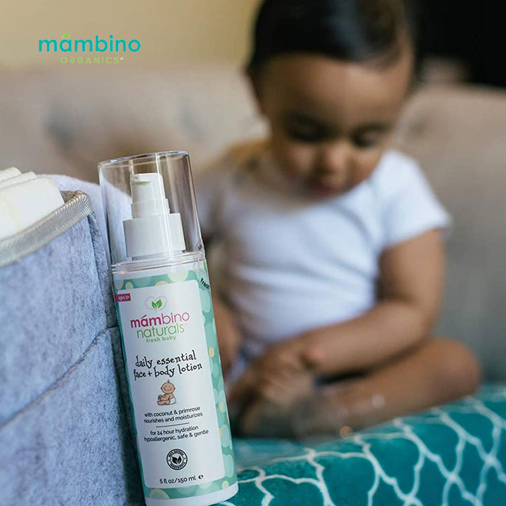 Mambino Naturals Fresh Baby Daily Essential Face & Body Lotion 150 mL - Easy Pharmacy LLC