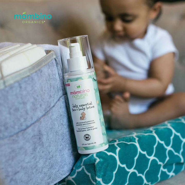 Mambino Naturals Fresh Baby Daily Essential Face & Body Lotion 150 mL - Easy Pharmacy LLC