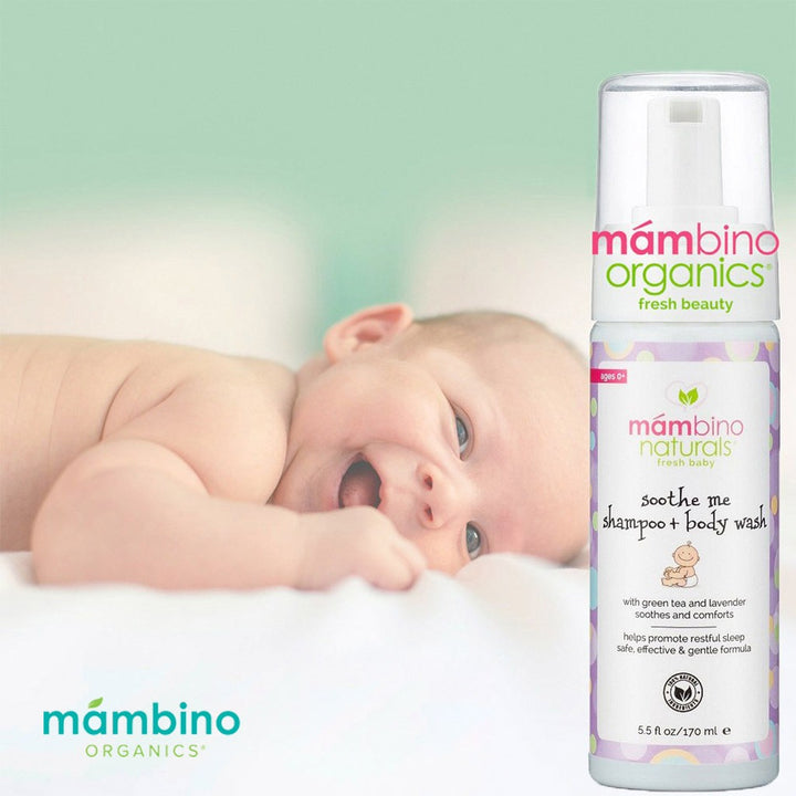 Mambino Naturals Fresh Baby Soothe Me Shampoo + Body Wash 170 mL, 5.5 fl. Oz - Easy Pharmacy LLC