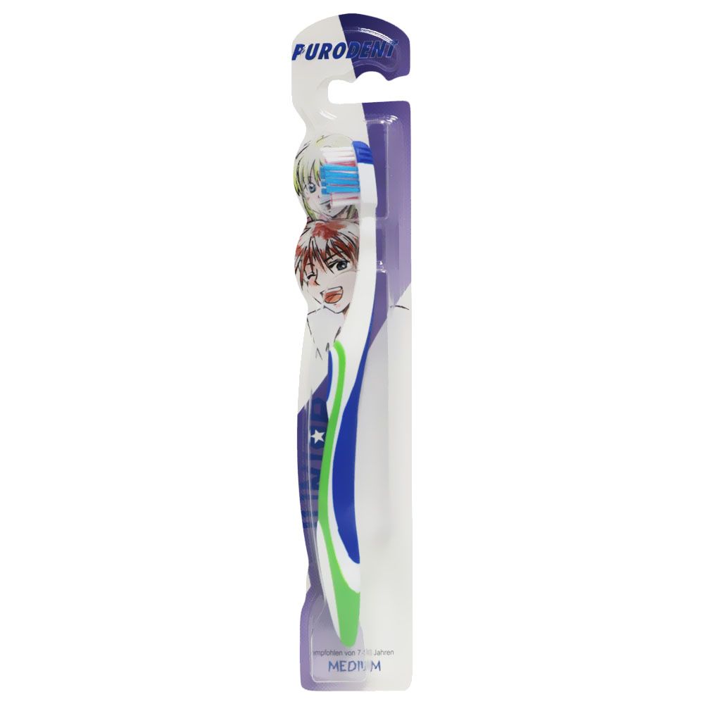 Purodent Junior Medium Soft Assorted Toothbrush - Easy Pharmacy LLC