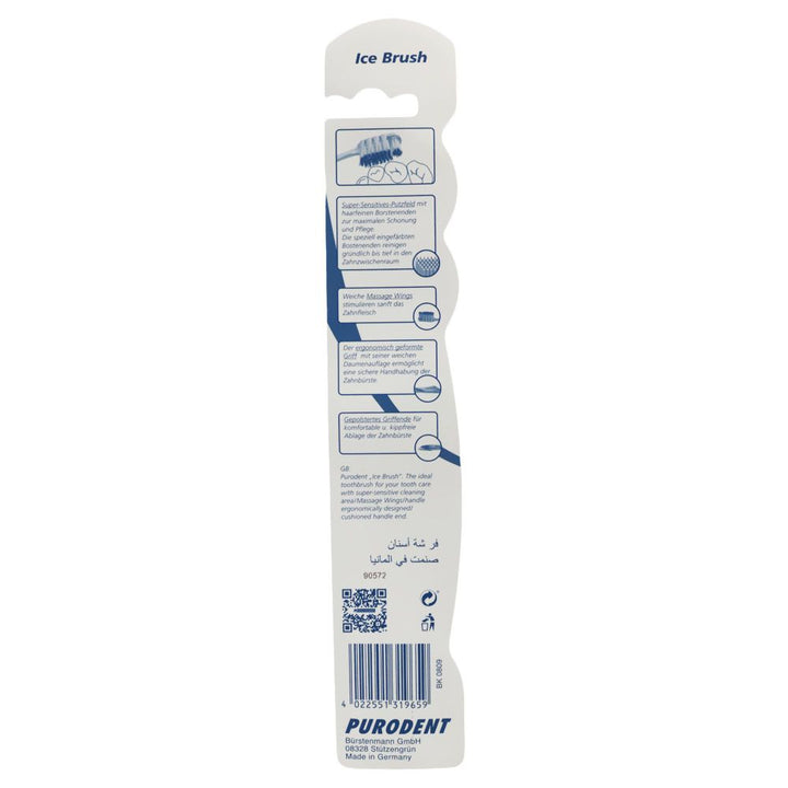 Purodent Ice Brush Super Soft Assorted Toothbrush 1's - Easy Pharmacy LLC