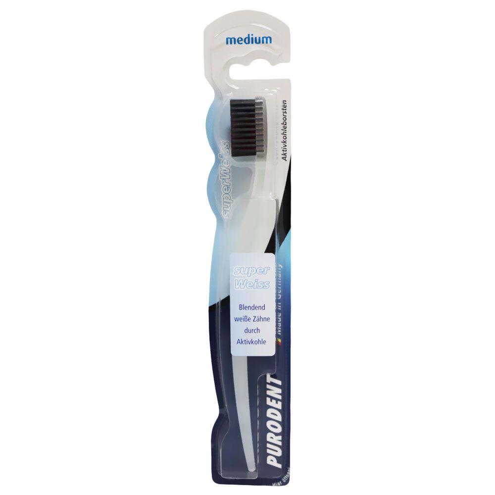 Purodent Active Carbon Medium Assorted Toothbrush 1's - Easy Pharmacy LLC