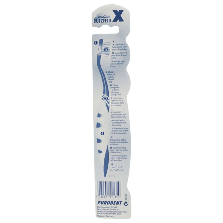 Purodent X Putzfeld Medium Assorted Toothbrush 1's - Easy Pharmacy LLC