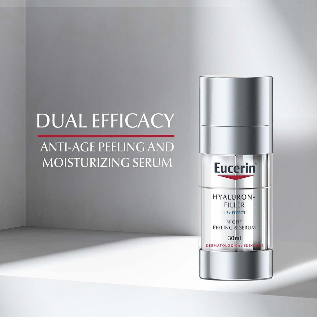 Eucerin Hyaluron-Filler Peeling Anti-Wrinkle Night Serum 30ml - Easy Pharmacy LLC
