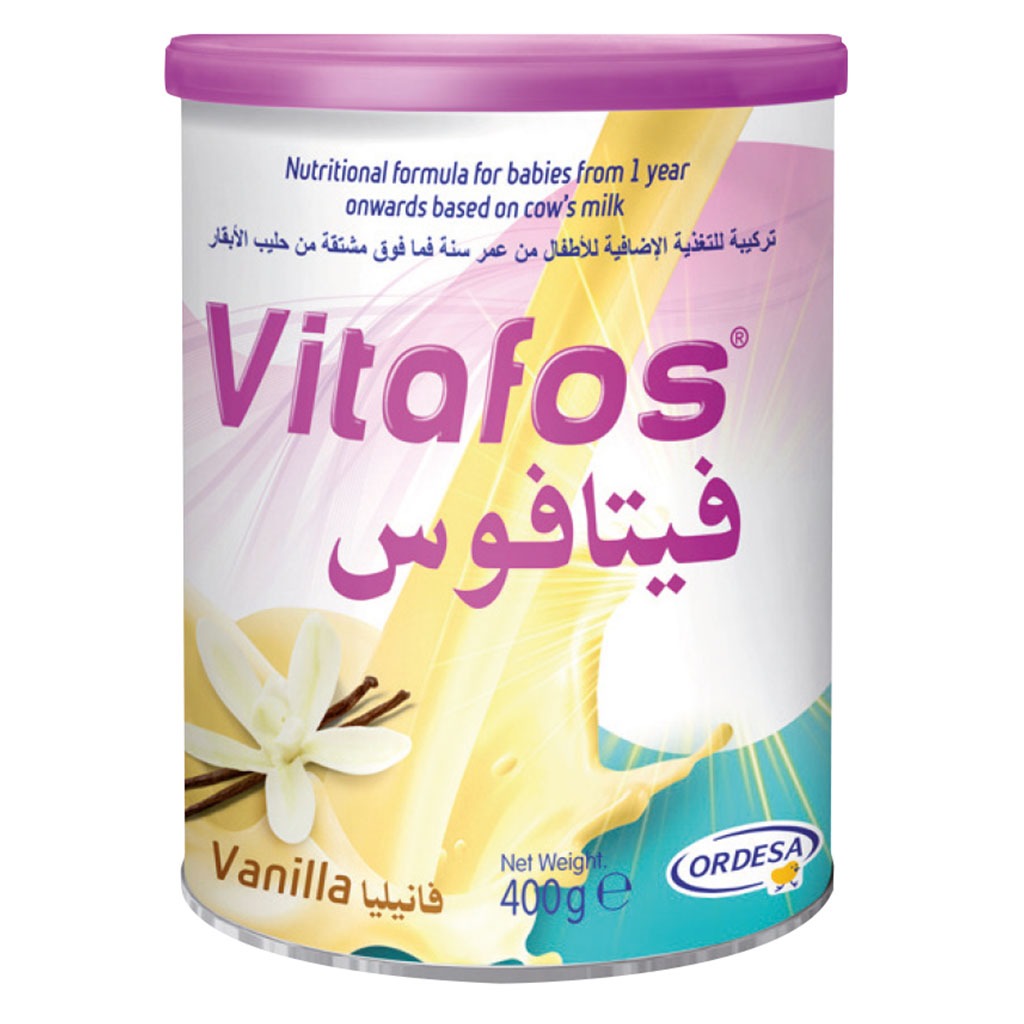 Vitafos Nutritional Growing Up Children's Milk Formula For 1-10 Years Vanilla Flavour 400g - Easy Pharmacy LLC
