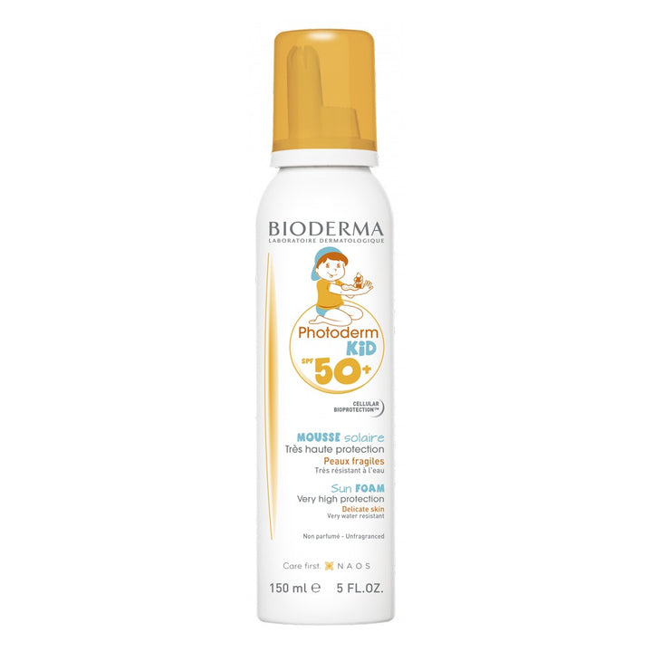 Bioderma Photoderm Kid SPF50+ Mousse Sun Foam 150 mL - Easy Pharmacy LLC