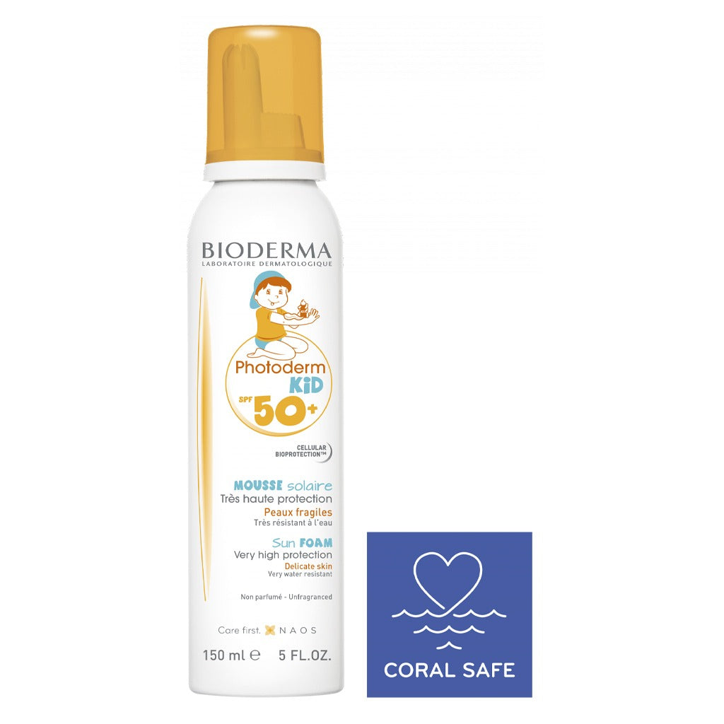 Bioderma Photoderm Kid SPF50+ Mousse Sun Foam 150 mL - Easy Pharmacy LLC
