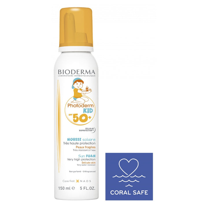 Bioderma Photoderm Kid SPF50+ Mousse Sun Foam 150 mL - Easy Pharmacy LLC