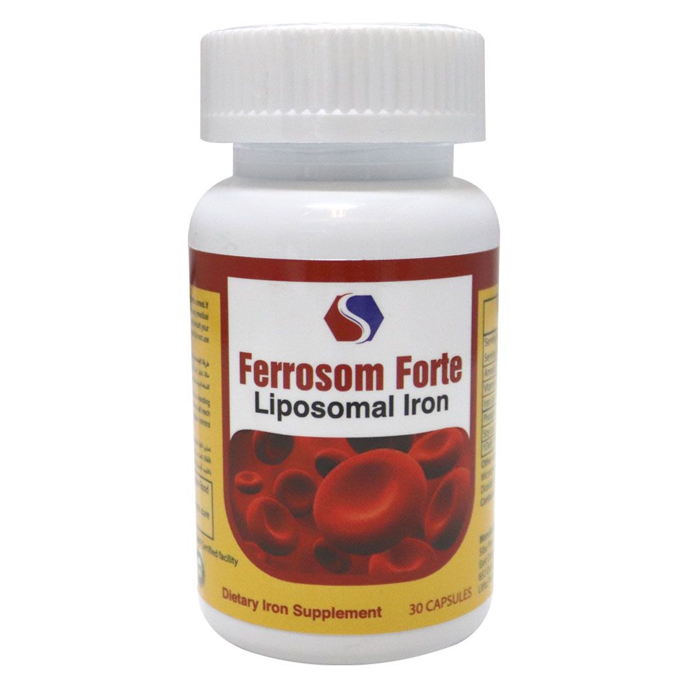 Ferrosom Forte Liposomal Iron Capsule 30's - Easy Pharmacy LLC